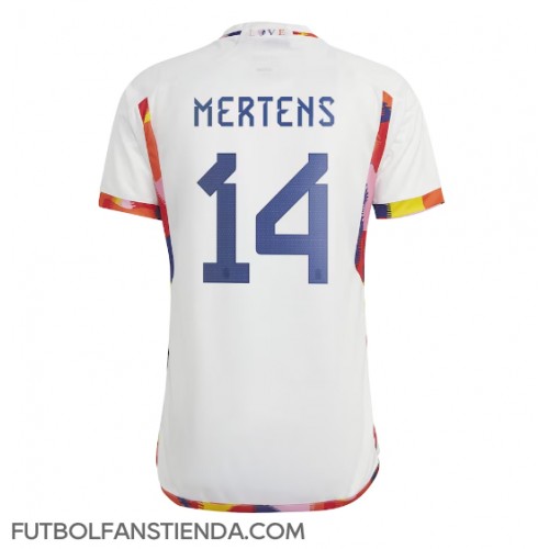 Bélgica Dries Mertens #14 Segunda Equipación Mundial 2022 Manga Corta